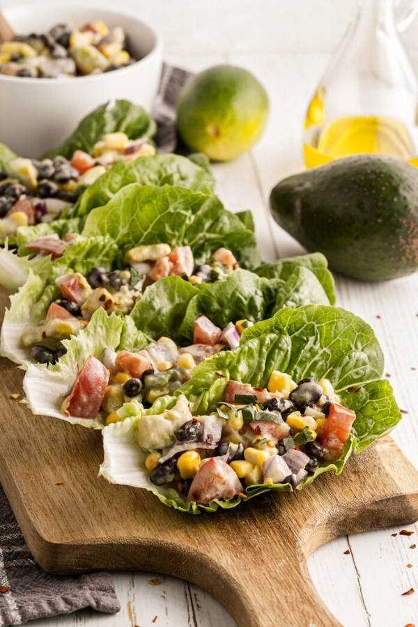 low carb taco lettuce wraps