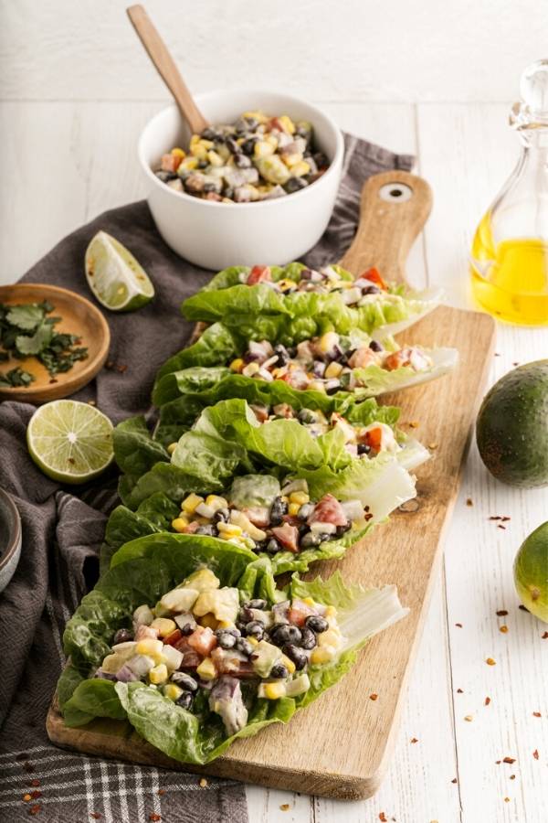 vegetarian lettuce wraps