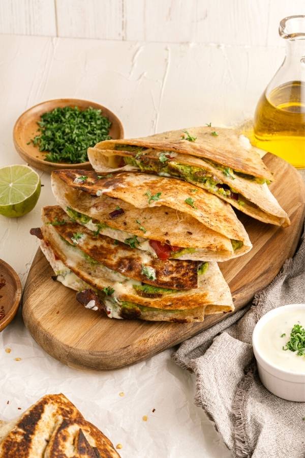 vegetarian quesadilla recipe with beans