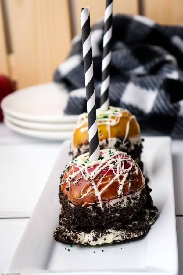homemade caramel apples