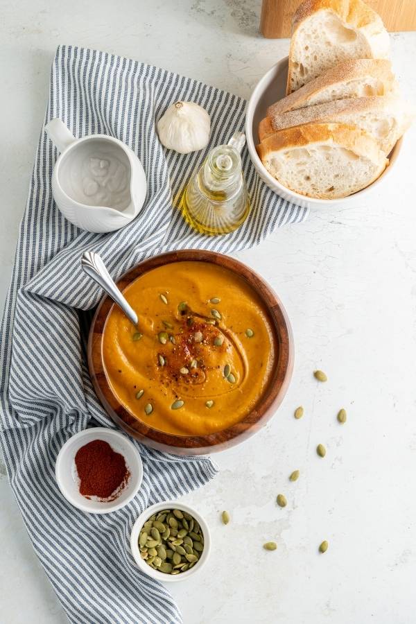 how to make roasted pumpkin soup