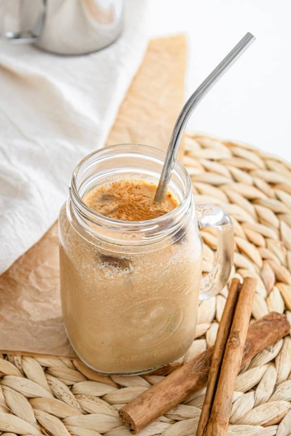 healthy pumpkin spice latte