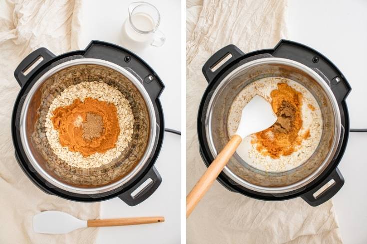 how to make instant pot pumpkin oatmeal