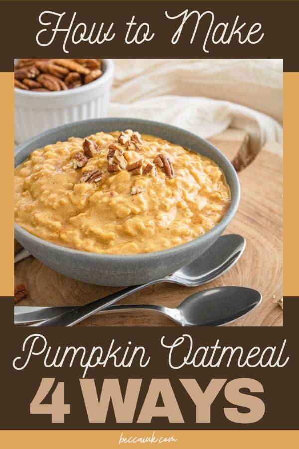 how to make pumpkin oatmeal