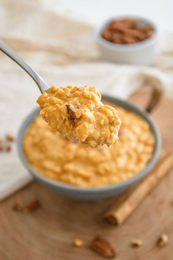 recipe for pumpkin pie oatmeal