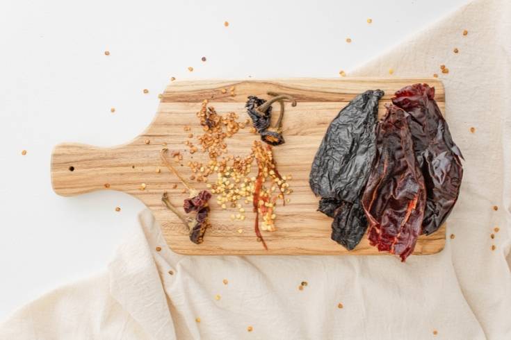 remove seeds and veins from chilies for this authentic mexican dish