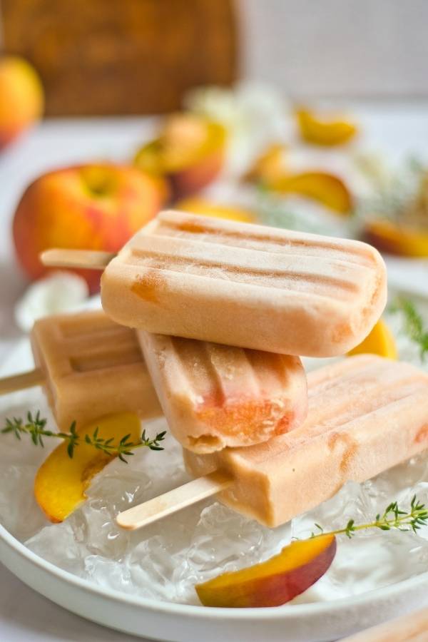 peach creamsicle pops