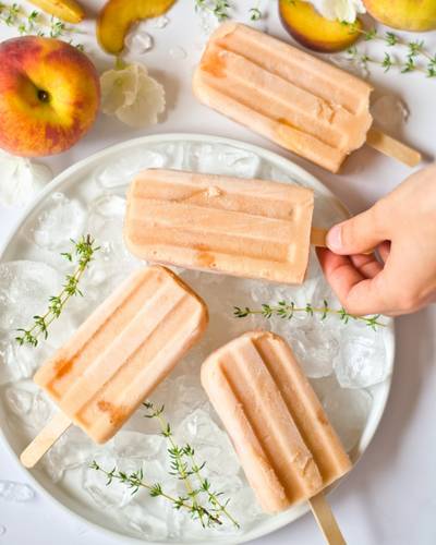 peach popsicles