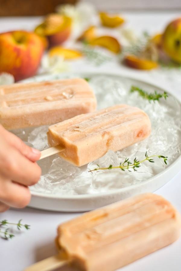 summer treats made with peaches