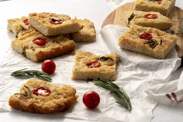 almond flour focaccia