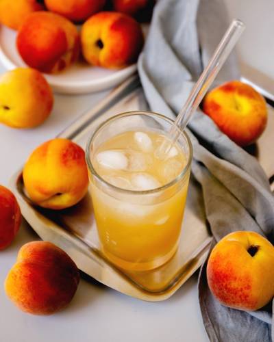 how to make starbucks iced peach green tea lemonade