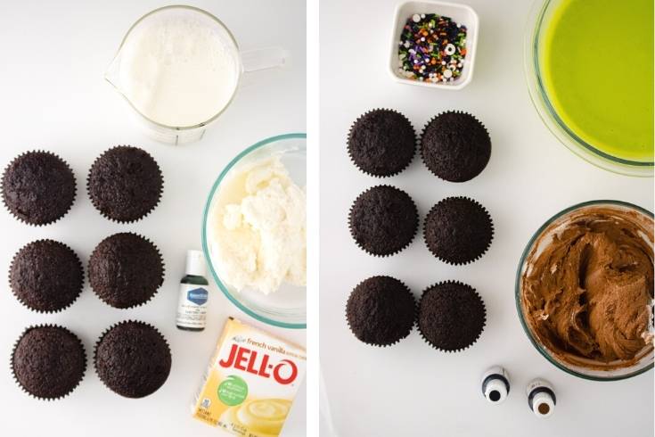 halloween cupcake ingredients