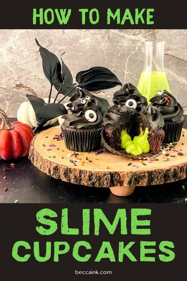 slime cupcakes ideas